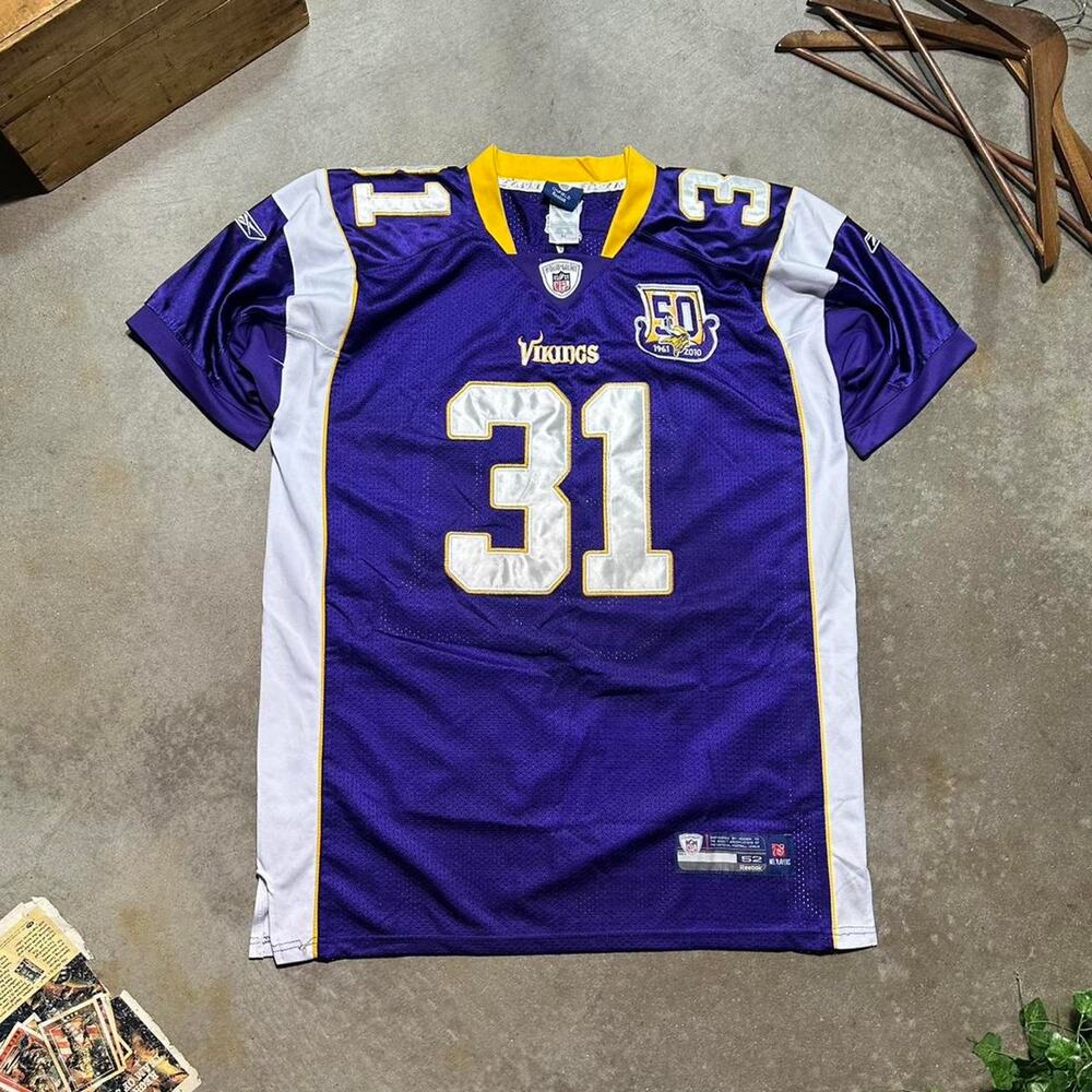 Reebok Minnesota Vikings NFL Jersey Size 52 Fully Stitched Football Chris Cook